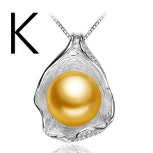 Load image into Gallery viewer, FENASY 925 Sterling Silver Natural Freshwater Pearl Necklace Pendant Shell Design Fashion Pearl Jewelry Necklace For Women New - ErozgarBatch07135