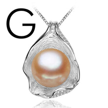 Load image into Gallery viewer, FENASY 925 Sterling Silver Natural Freshwater Pearl Necklace Pendant Shell Design Fashion Pearl Jewelry Necklace For Women New - ErozgarBatch07135