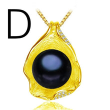 Load image into Gallery viewer, FENASY 925 Sterling Silver Natural Freshwater Pearl Necklace Pendant Shell Design Fashion Pearl Jewelry Necklace For Women New - ErozgarBatch07135