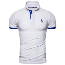 Load image into Gallery viewer, Dropshipping 13 Colors PoloGiraffe T Shirt Men Deer Embroidery Short Sleeve T-Shirts Casual Turn Down Collar Tops Tees For Men - ErozgarBatch07135