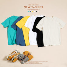 Load image into Gallery viewer, SIMWOOD 2019 summer new 100% cotton white solid t shirt men causal o-neck basic t-shirt male high quality  classical tops 190449 - ErozgarBatch07135