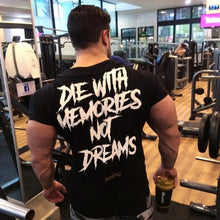 Load image into Gallery viewer, YEMEKE New Men Short Sleeve Cotton t-shirt Summer Casual Fashion Gyms Fitness Bodybuilding T shirt Male Slim Tees Tops Clothing - ErozgarBatch07135