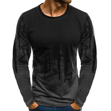 Load image into Gallery viewer, FLYFIREFLY Men Camouflage Printed  Male T Shirt Bottoms Top Tee Male Hiphop Streetwear Long Sleeve Fitness Tshirts Dropshipping - ErozgarBatch07135