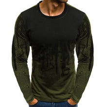 Load image into Gallery viewer, FLYFIREFLY Men Camouflage Printed  Male T Shirt Bottoms Top Tee Male Hiphop Streetwear Long Sleeve Fitness Tshirts Dropshipping - ErozgarBatch07135