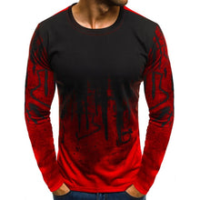 Load image into Gallery viewer, FLYFIREFLY Men Camouflage Printed  Male T Shirt Bottoms Top Tee Male Hiphop Streetwear Long Sleeve Fitness Tshirts Dropshipping - ErozgarBatch07135